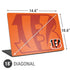 NFL Cincinnati Bengals Double Vision Universal Laptop 18in (14.6 x 10.6in) Skin