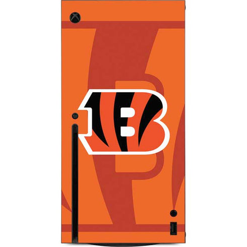 NFL Cincinnati Bengals Double Vision Xbox Series X Console Skin