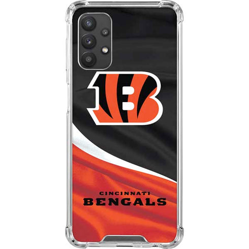 NFL Cincinnati Bengals Galaxy A32 5G Clear Case