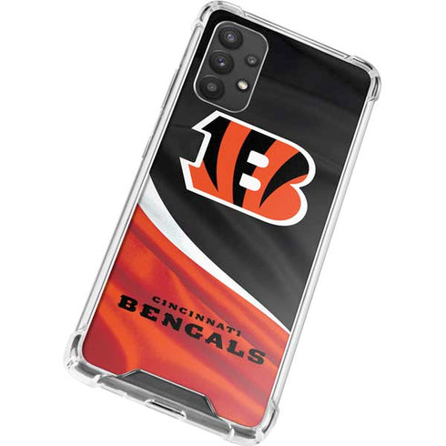 NFL Cincinnati Bengals Galaxy A32 5G Clear Case