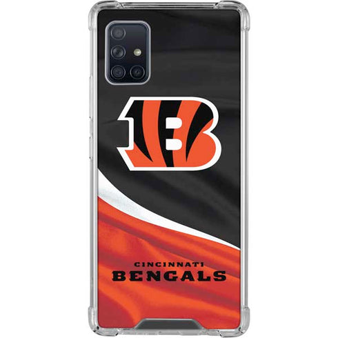 NFL Cincinnati Bengals Galaxy A51 5G Clear Case