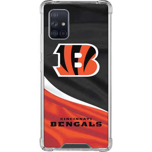 NFL Cincinnati Bengals Galaxy A71 5G Clear Case