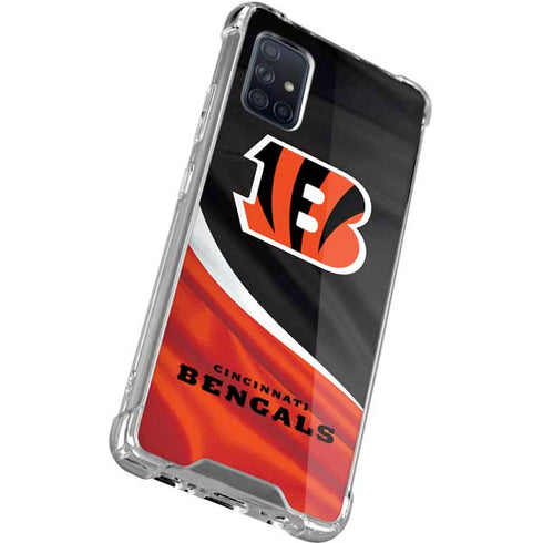 NFL Cincinnati Bengals Galaxy A71 5G Clear Case
