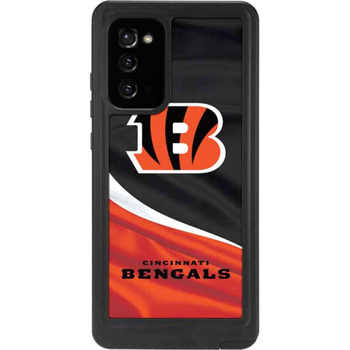 NFL Cincinnati Bengals Galaxy Note20 5G Waterproof Case