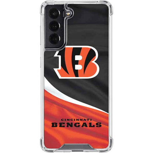 NFL Cincinnati Bengals Galaxy S22 Clear Case