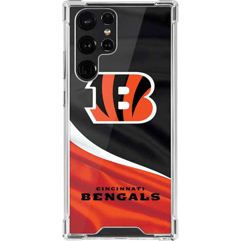NFL Cincinnati Bengals Galaxy S22 Ultra Clear Case