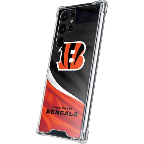 NFL Cincinnati Bengals Galaxy S22 Ultra Clear Case