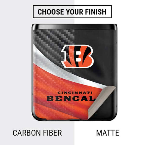 NFL Cincinnati Bengals Galaxy Z Flip Skin