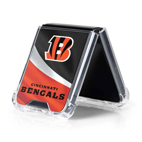 NFL Cincinnati Bengals Galaxy Z Flip5 5G Clear Case