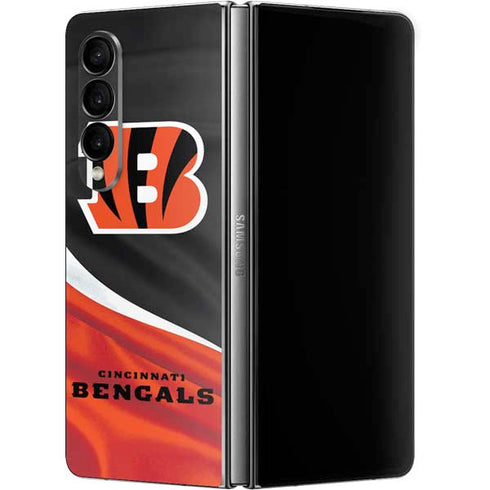 NFL Cincinnati Bengals Galaxy Z Fold4 5G Skin