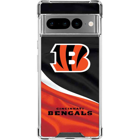 NFL Cincinnati Bengals Google Pixel 7 Pro Clear Case
