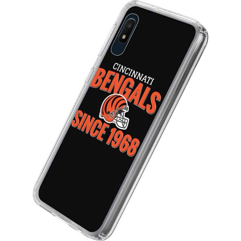 NFL Cincinnati Bengals Helmet Galaxy A10e Clear Case