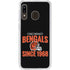 NFL Cincinnati Bengals Helmet Galaxy A20 Clear Case