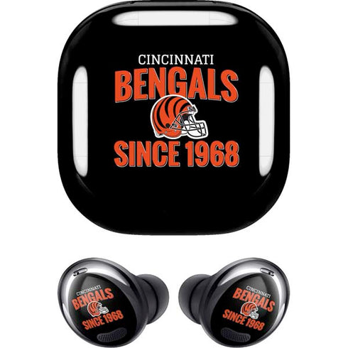 NFL Cincinnati Bengals Helmet Galaxy Buds Pro Skin