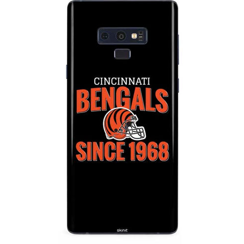 NFL Cincinnati Bengals Helmet Galaxy Note 9 Skin