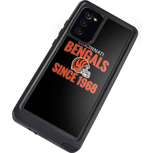 NFL Cincinnati Bengals Helmet Galaxy Note20 5G Waterproof Case