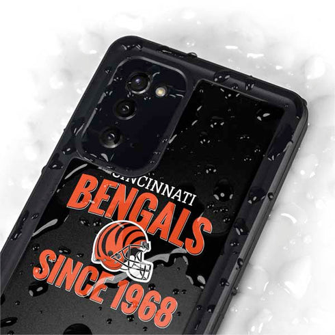 NFL Cincinnati Bengals Helmet Galaxy Note20 5G Waterproof Case