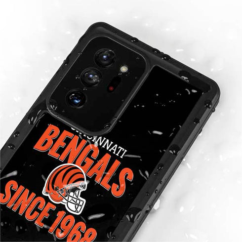 NFL Cincinnati Bengals Helmet Galaxy Note20 Ultra 5G Waterproof Case