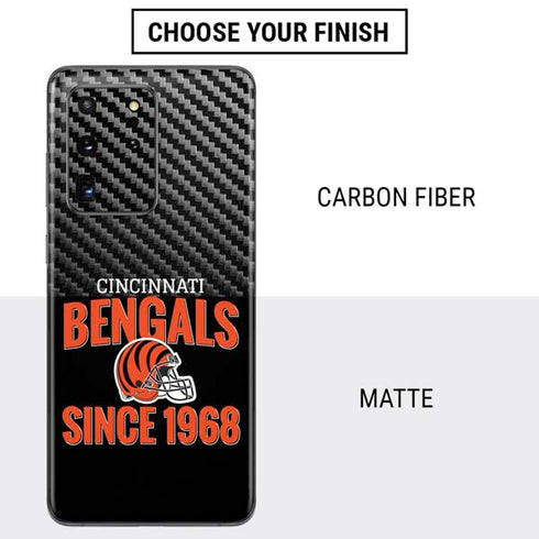 NFL Cincinnati Bengals Helmet Galaxy S20 Ultra 5G Skin