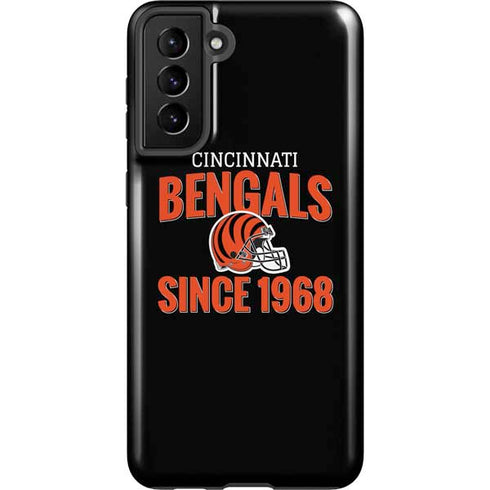 NFL Cincinnati Bengals Helmet Galaxy S21 Plus 5G Pro Case
