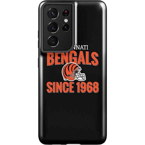 NFL Cincinnati Bengals Helmet Galaxy S21 Ultra 5G Pro Case