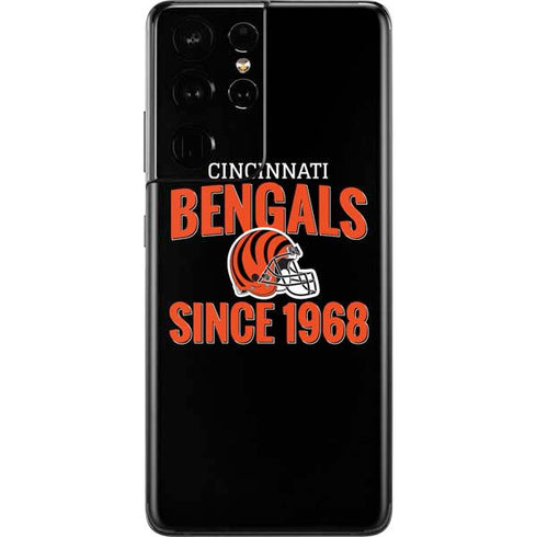 NFL Cincinnati Bengals Helmet Galaxy S21 Ultra 5G Skin