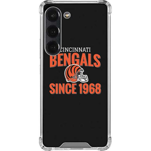 NFL Cincinnati Bengals Helmet Galaxy S23 Clear Case