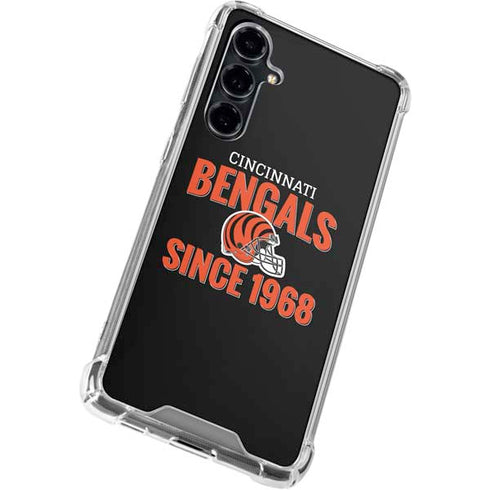 NFL Cincinnati Bengals Helmet Galaxy S23 FE Clear Case