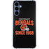 NFL Cincinnati Bengals Helmet Galaxy S24 Clear Case