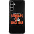 NFL Cincinnati Bengals Helmet Galaxy S24 Plus Clear Case