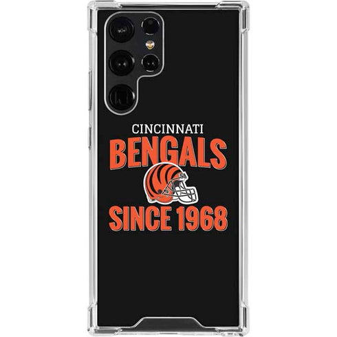 NFL Cincinnati Bengals Helmet Galaxy S24 Ultra Clear Case