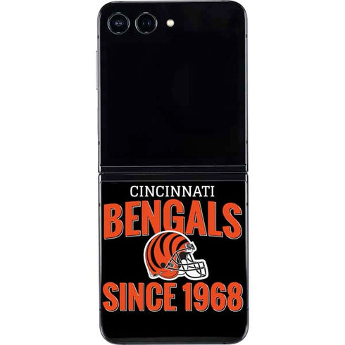 NFL Cincinnati Bengals Helmet Galaxy Z Flip5 5G Skin