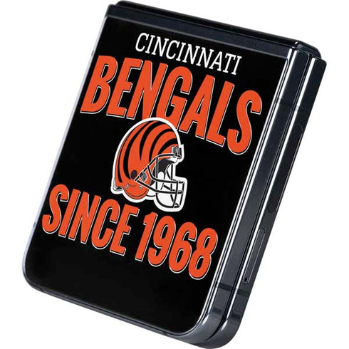 NFL Cincinnati Bengals Helmet Galaxy Z Flip5 5G Skin