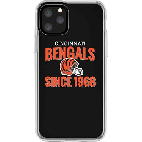 NFL Cincinnati Bengals Helmet iPhone 11 Pro Clear Case