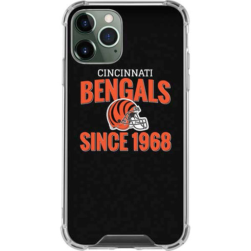 NFL Cincinnati Bengals Helmet iPhone 11 Pro Max Clear Case