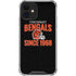 NFL Cincinnati Bengals Helmet iPhone 12 Mini Clear Case