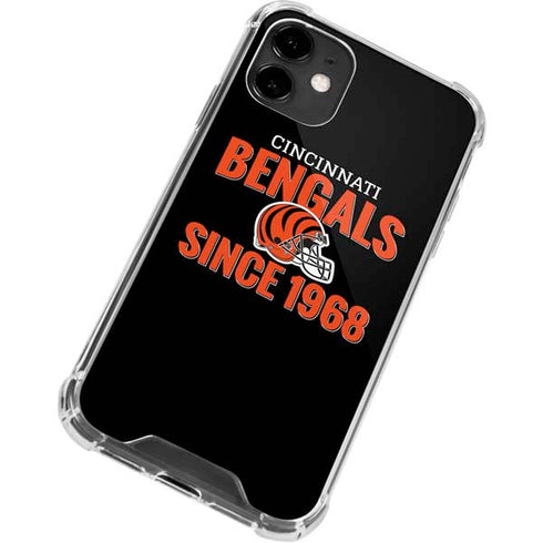 NFL Cincinnati Bengals Helmet iPhone 12 Mini Clear Case