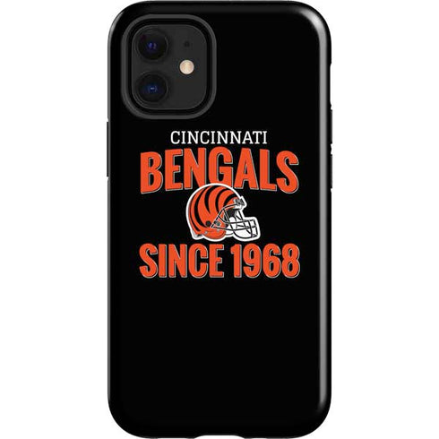 NFL Cincinnati Bengals Helmet iPhone 12 Mini Impact Case