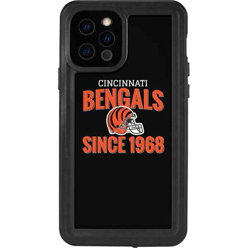 NFL Cincinnati Bengals Helmet iPhone 12 Pro Waterproof Case