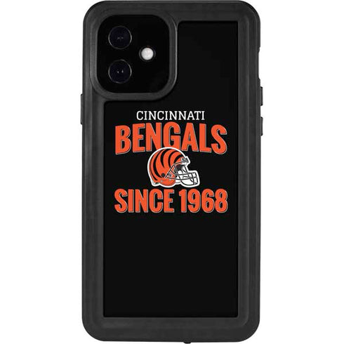 NFL Cincinnati Bengals Helmet iPhone 12 Waterproof Case