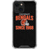 NFL Cincinnati Bengals Helmet iPhone 14 Plus Clear Case