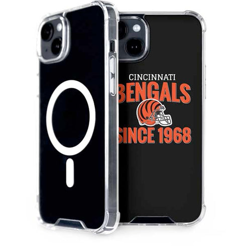NFL Cincinnati Bengals Helmet iPhone 14 Plus MagSafe Case