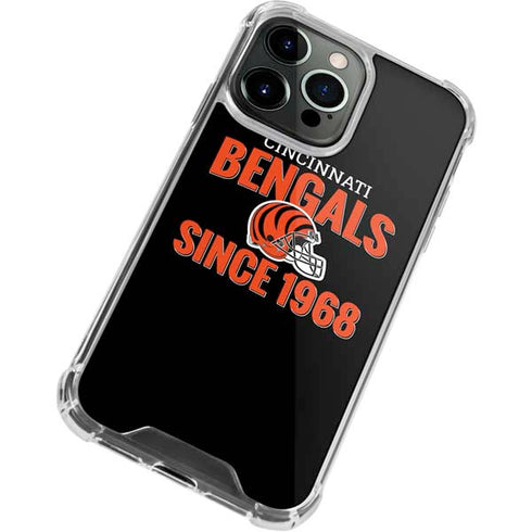 NFL Cincinnati Bengals Helmet iPhone 15 Pro Max Clear Case