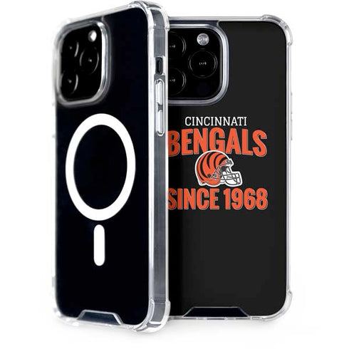 NFL Cincinnati Bengals Helmet iPhone 15 Pro Max MagSafe Case