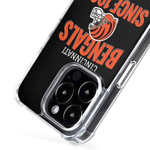 NFL Cincinnati Bengals Helmet iPhone 15 Pro Max MagSafe Case