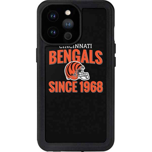 NFL Cincinnati Bengals Helmet iPhone 14 Pro Max Waterproof Case