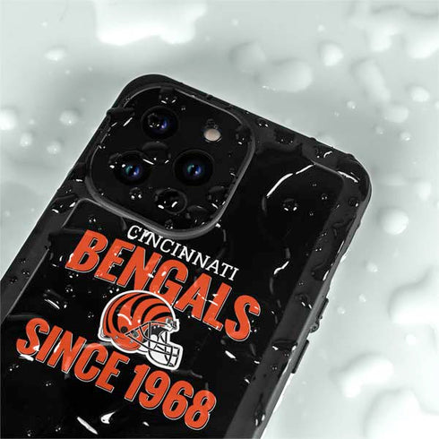 NFL Cincinnati Bengals Helmet iPhone 14 Pro Max Waterproof Case