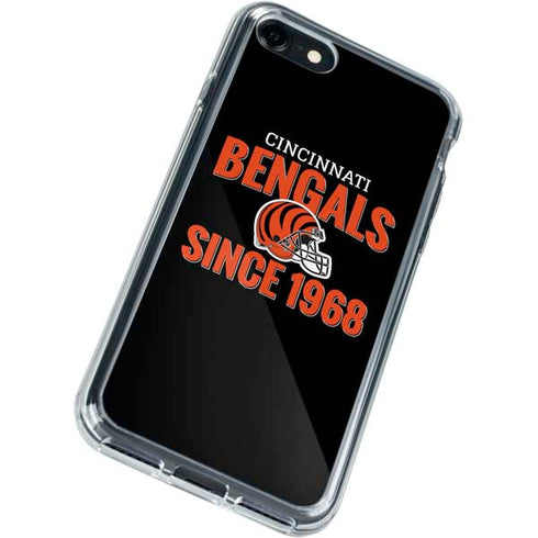 NFL Cincinnati Bengals Helmet iPhone SE (2nd & 3rd Gen) Clear Case