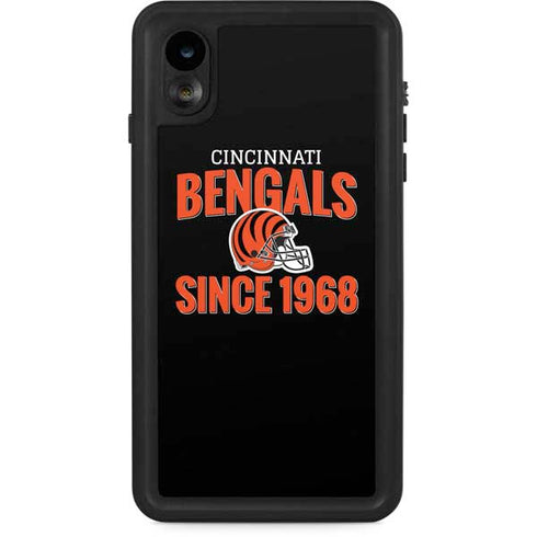 NFL Cincinnati Bengals Helmet iPhone XR Waterproof Case