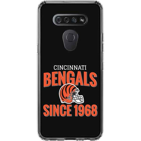 NFL Cincinnati Bengals Helmet LG K51/Q51 Clear Case
